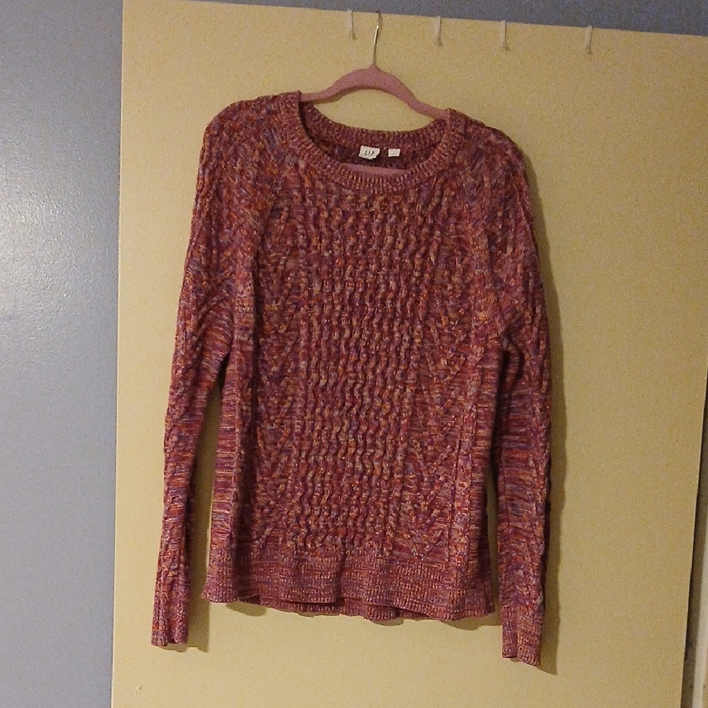 GAP Women's Maroon Knit Sweater